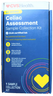 CVS Health At Home Celiac Assessment Sample Collection Kit Exp 5/2027
