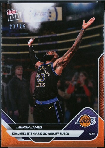 LeBron James 50K Career Points - 2025 Topps NOW Basketball - Card 