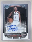 Kelis Fisher 2025 Bowman #CPA-KF Chrome Auto Rookie 1st RC