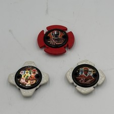 Power Rangers Foam Star Discs 3 Lot Ninja Steel DX Battle Morpher Accessories