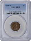 1931-D Lincoln Cent AU58 PCGS