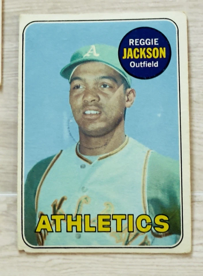 Lote de 12 tarjetas de béisbol 1969 Topps ~ banco Jackson (RC) (R-Cup) Allen/Ellis (RC) 👀 Foto 3 de 4