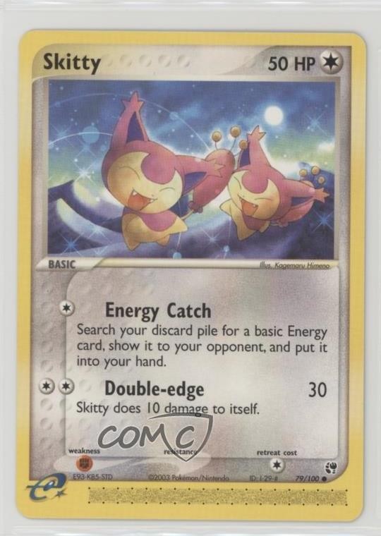 Skitty Pokemon EX Sandstorm #79 2003