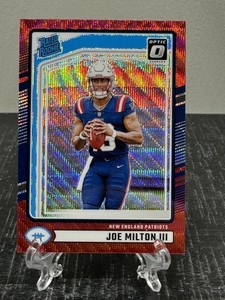 2024 Panini Donruss Optic -Joe Milton III Optic Preview-Red Wave #319