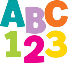 Carson Dellosa 152-Piece 3" Colorful Bulletin Board Letters for Classroom, Alpha