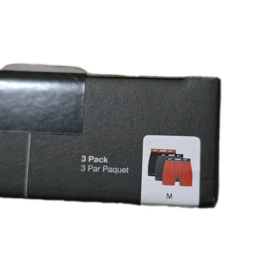 Nike Dri Fit Essential Cotton Stretch Boys Youth Boxer Briefs Underwear Youth M - Image 3 of 4