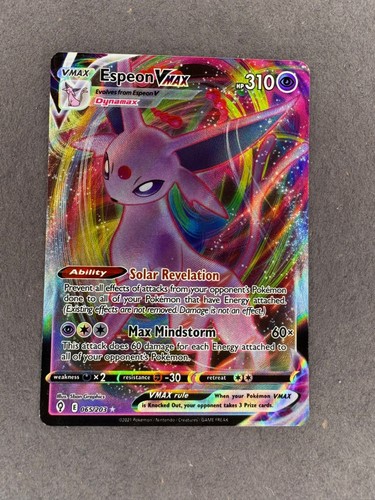 Pokemon TCG Espeon VMAX 065/203 Sword And Shield Evolving Skies English 2021