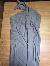 Old Navy Women’s Knee Length Dress Size M With Ties On Shoulders Gray So Soft 