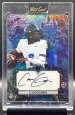 CJ Ogbonna 2025 Wild Card Metallix Glass Rainbow 1/1 Rookie Auto Spade AS7CF-CO