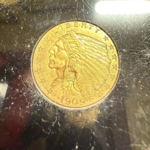 1909-P Indian Quarter Eagle — photo from the most recent tracked eBay sale