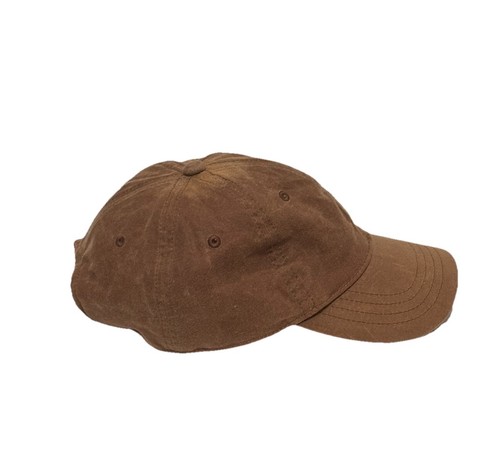 Vintage LL Bean Suede Baseball Hat Cap Leather Brown Adult OSFA 1980s USA - Picture 3 of 9