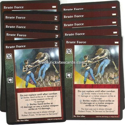 Brute Force x10 LotN KoT VTES Jyhad