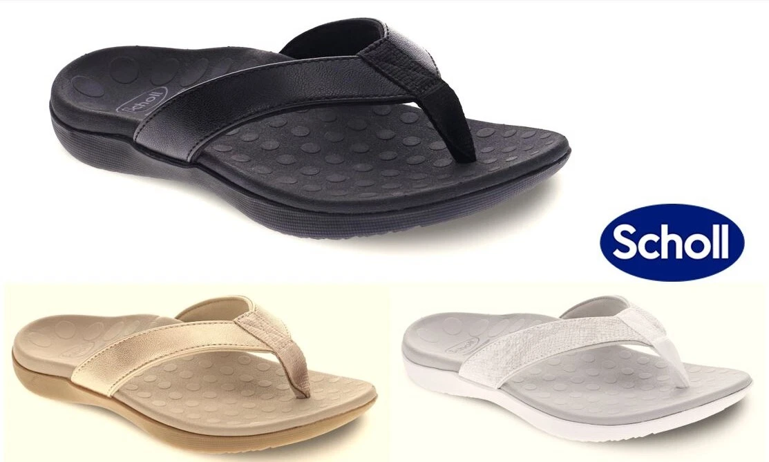 Scholl Orthaheel womens comfort thong sandal with arch support Scholl  Sonoma II