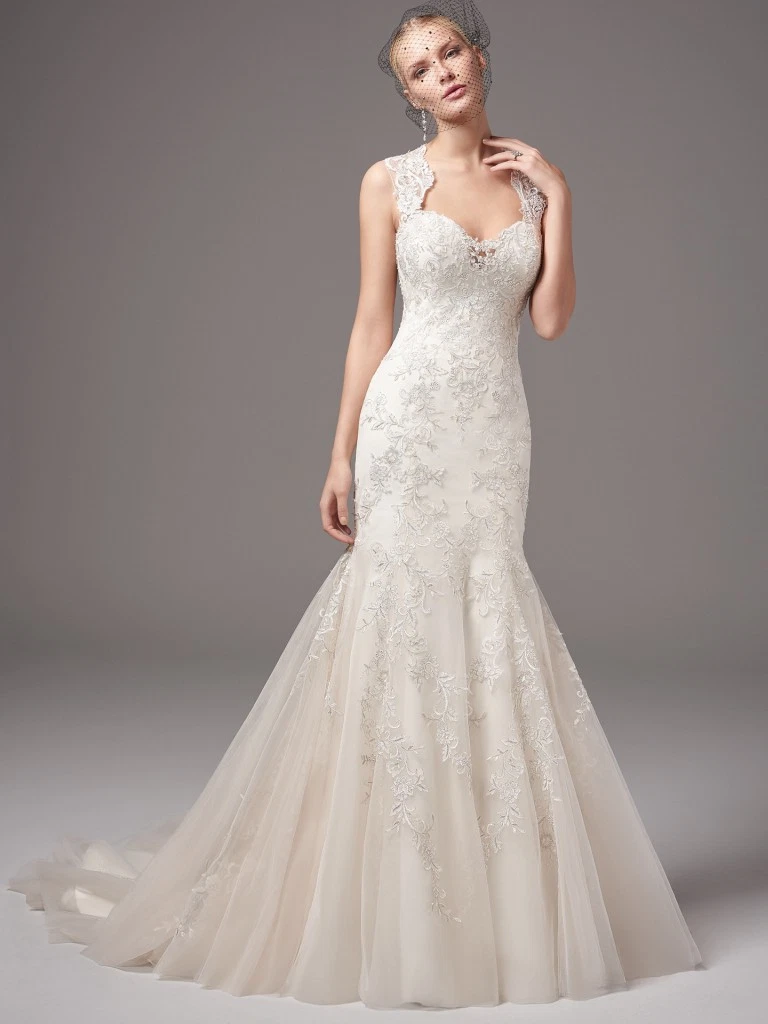 Sottero Midgley Wedding Dress BRONSON Size12 champagne Ivory