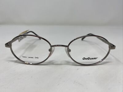 OnGuard Safety OG-220S RAYTHEON 51-19-140 Silver Full Rim Eyeglasses Frame WT96