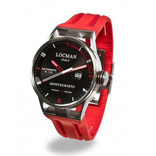 Locman Montecristo 051100BKFRD0GOR Orologio Uomo - Rosso | Acquisti Online  su eBay