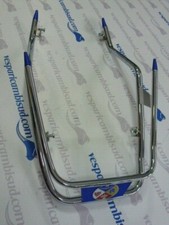 PARAURTI PER PARAFANGO CROMATO/BLU VESPA 125-150-200 PX  Vesparicambisud