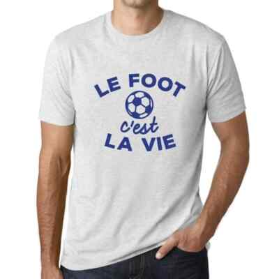 ULTRABASIC Homme Tee-Shirt Le Foot C'Est La Vie Le Foot C'est La Vie T-Shirt