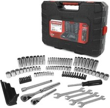 Craftsman 115 Piece Mechanics Tool Set Standard Metric Socket Ratchet Case 13161