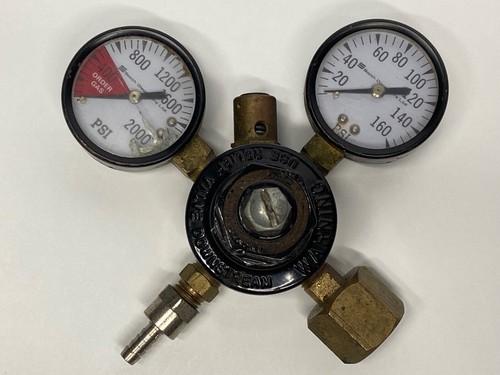 Norgren R81200LNKA Beverage Soda CO2 Compression Regulator 3000psi Max