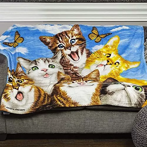 Snuggle Cat Blanket - Super Kitty Cats