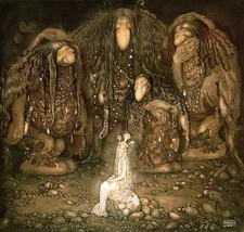 John Bauer : Troll Mother : 1915 : Archival Quality Art Print
