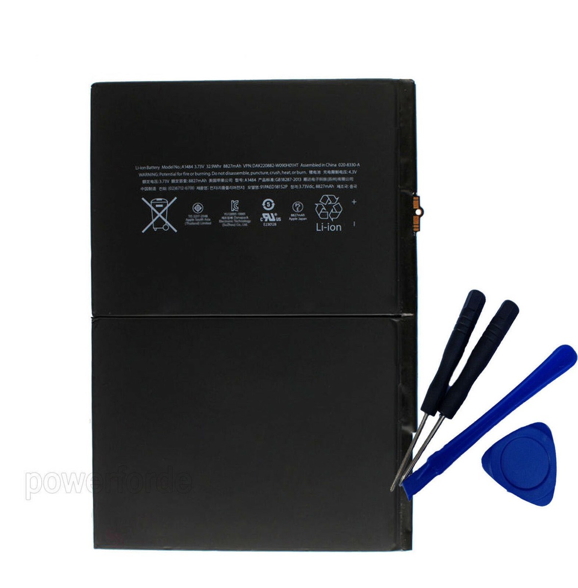 Batteria Per IPad 5/6/7 E Air A1484 - Ricambio Compatibile Con Modelli A1822, A1893, A2197, Ecc. - Foto 9