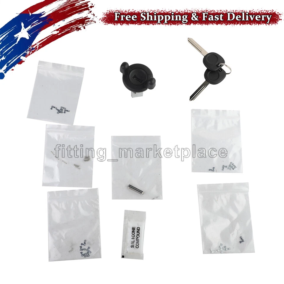 Cilindro de bloqueo de encendido con llaves para Chevy Trailblazer GMC Envoy 2002-2009 15789012 Foto 2 de 4