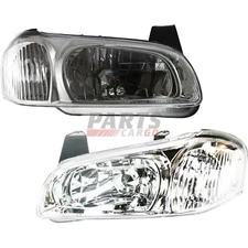 New Fits 2000-2001 Nissan Maxima Left & Right Side Halogen Head Lamp Assembly