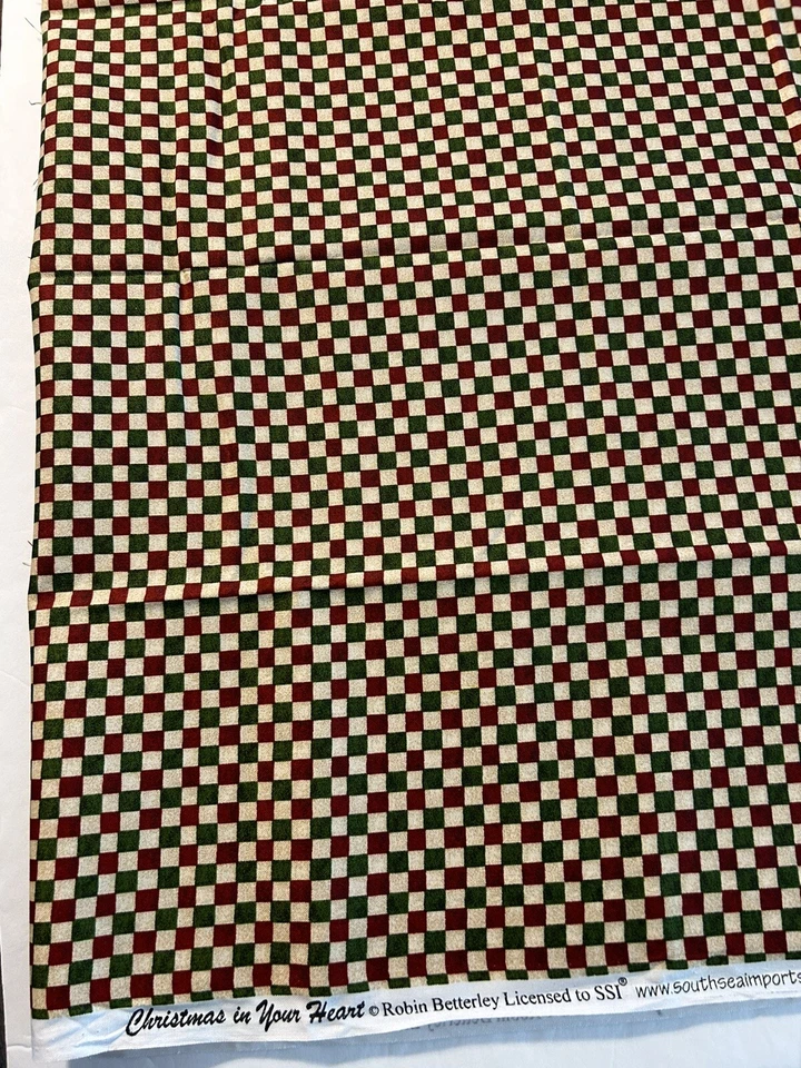 2 Yards Cotton "Christmas in Your Heart" by Robin Betterley South Sea Imports - Image 3 of 4