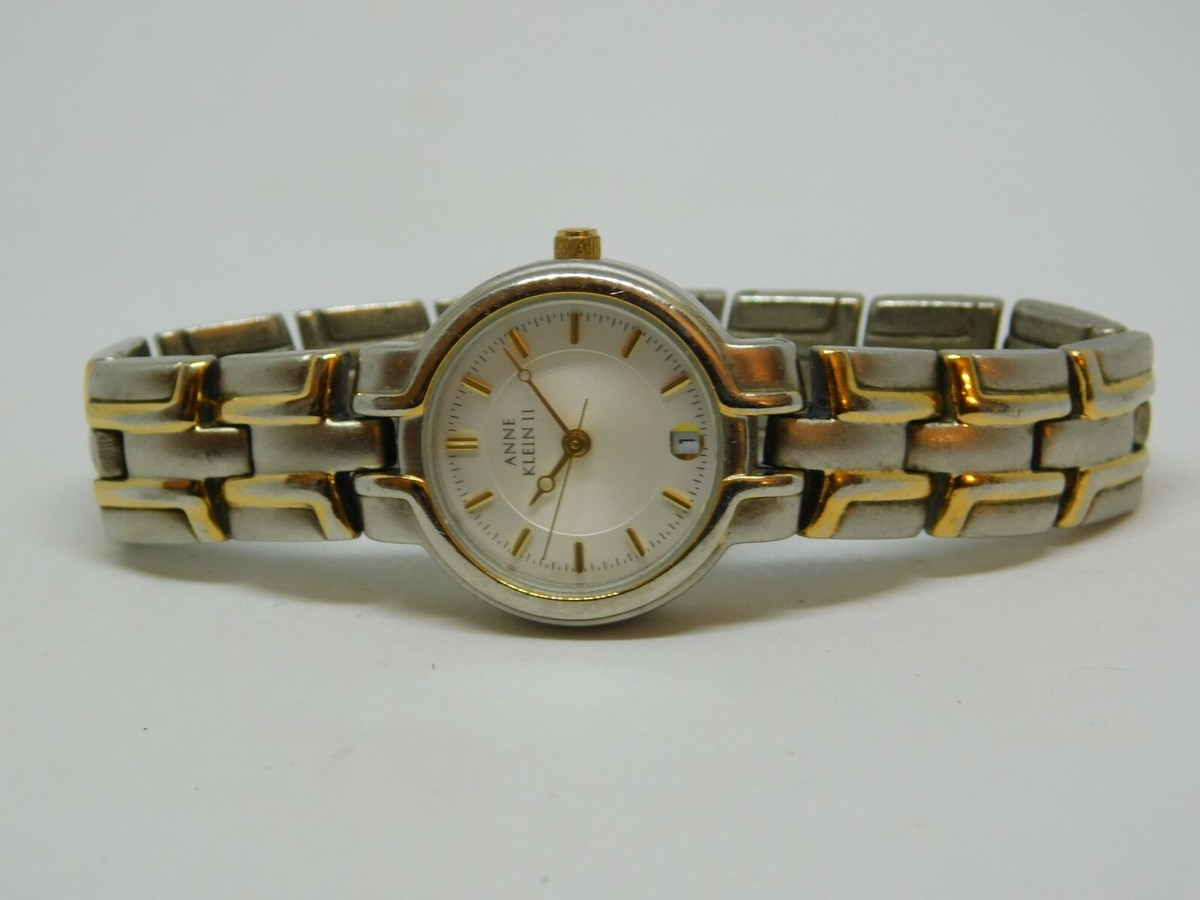 Anne Klein II 10/3048-9 Two Tone Quartz Women's Watch 3/4