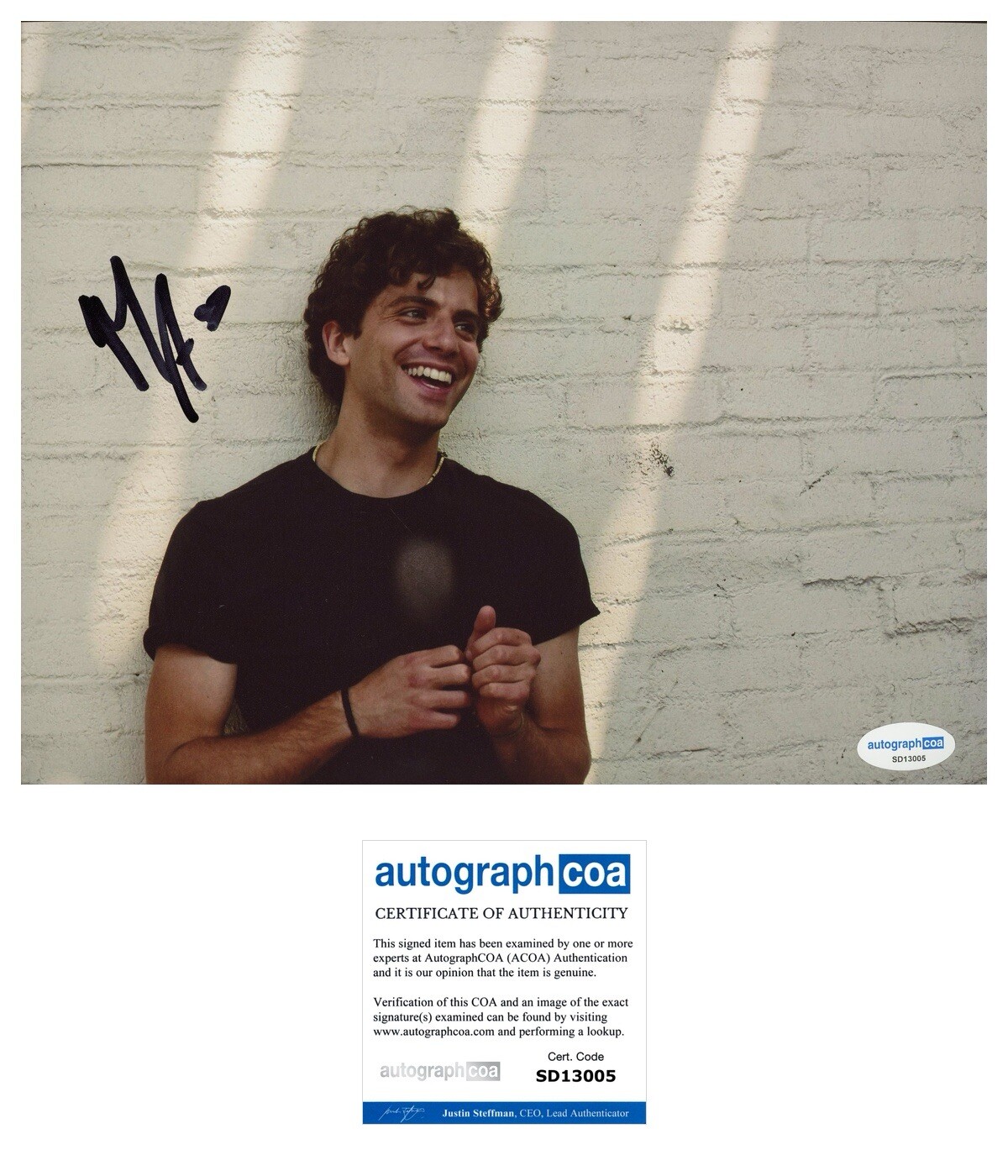 ‘Mark Ambor’ Signed 8x10 Photo ‘Good To Be’ Pop Singer ACOA