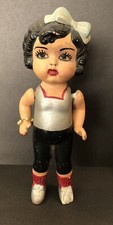 Vintage Late 40s Bisque Kewpie Doll with Jointed Arms made in Occupied Japan