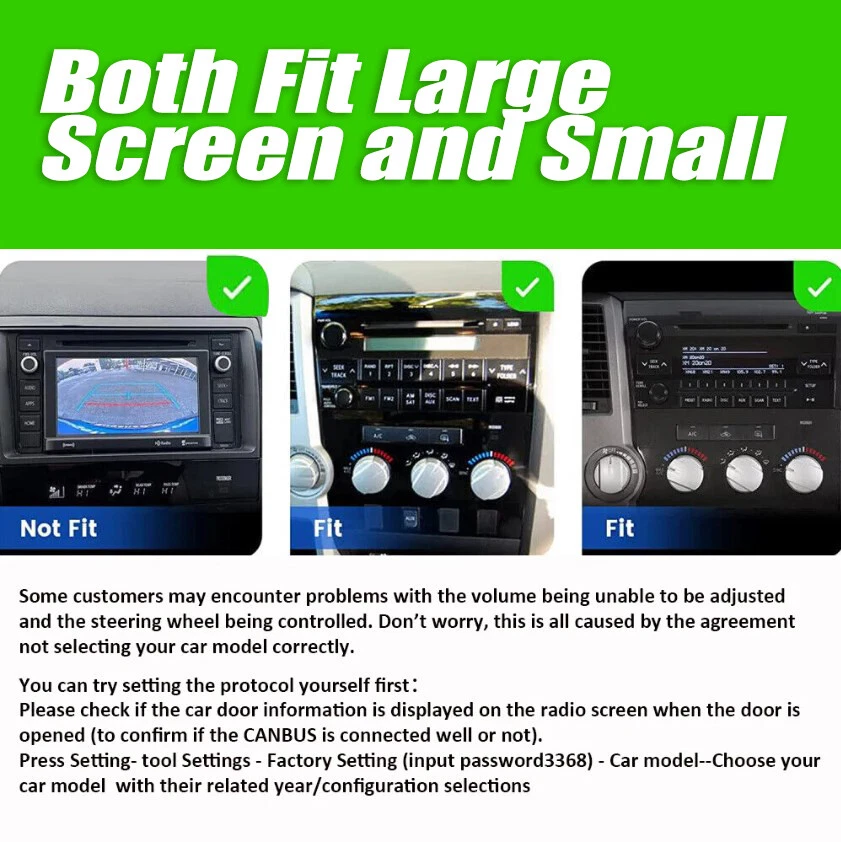 Android13 Car Stereo GPS Navi CarPlay Radio JBL 2+32GFor Toyota Tundra & Sequoia - Image 3 of 4