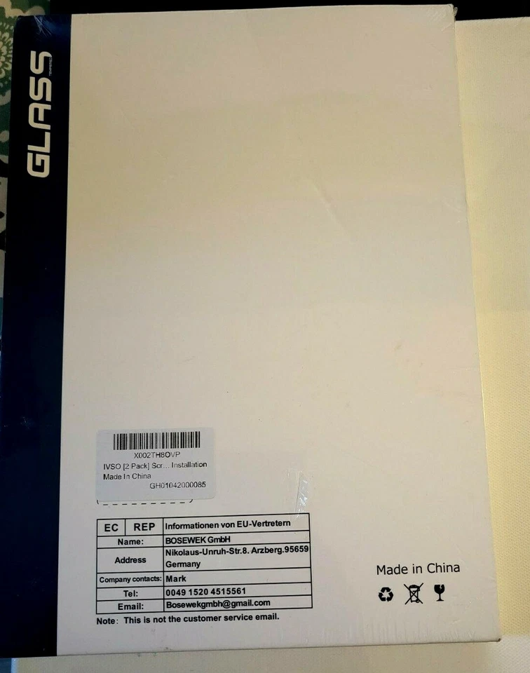 Protector de pantalla de vidrio templado HD Samsung Galaxy Tab A7 10,4"" 2020 SM-T500 Foto 2 de 4