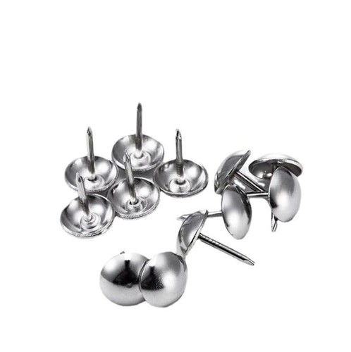 500Pcs Upholstery Tacks, Decorative Furniture Nails Pins Sliver Metal Silver - Picture 6 of 7