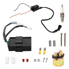 For Kawasaki Bayou 300 KLF300 88-04 KLF300B KLF300C CDI Ignition Coil Spark Plug