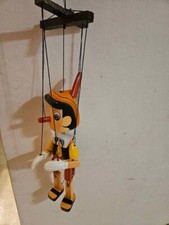 Pinocchio String Puppet Marionette Vintage Wooden 16"
