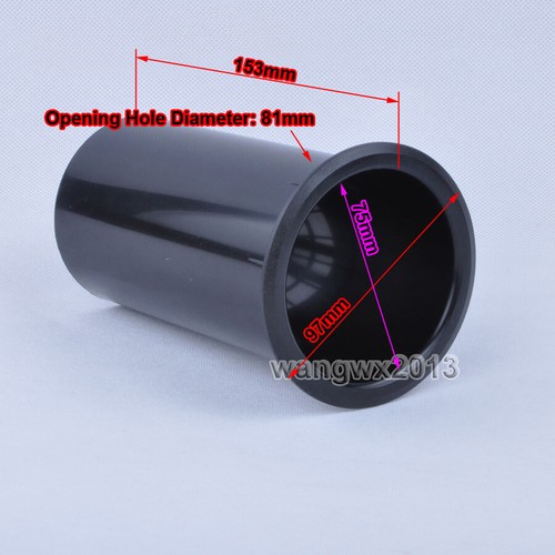 1pcs 8-10" inch Speaker Inverted Tube Phase Port Sound Air Hole Outlet 81x153mm - Picture 5 of 5