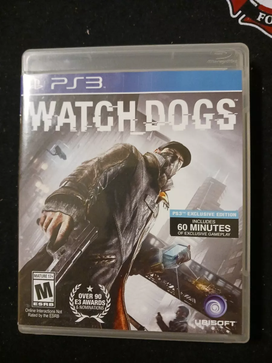 Watch Dogs Sony PlayStation 3 PS3 Exclusive Edition No Manual Tested&  Working