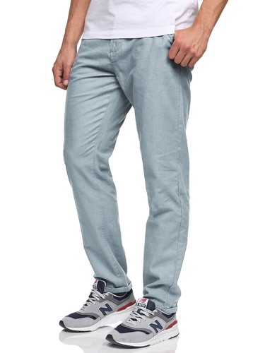 Indicode Hombre Pantalones de Lino Haverfield Pantalones de Tela Ligeros Pantalones de Verano Tela de Lino - Imagen 34 de 36