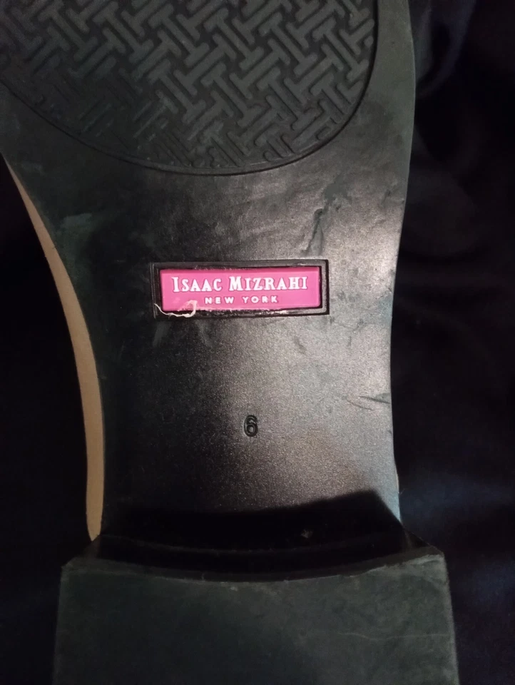 Isaac Mizrahi Slip On Loafers Size 6 Leather - Image 4 of 4