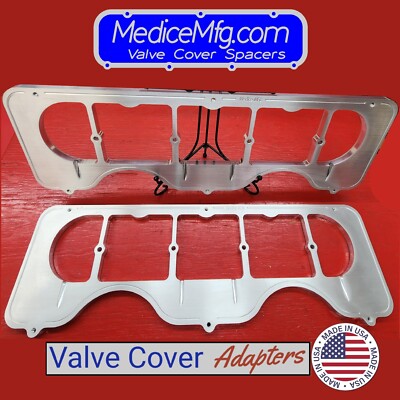 VALVE COVER ADAPTER Chevrolet 409 348 Valve Cover on Chevrolet LS4.8 5.3 5.7 6.0