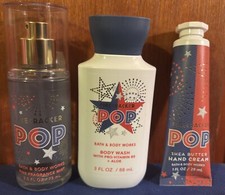 Bath  Body Works FIRECRACKER POP Travel Set - Body Wash, Body Mist, Hand Cream