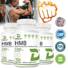 HMB Capsules - Supports Muscle Strength,Promotes Optimal Athletic Performance