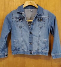 Kids Unisex Size 8 Carter's Jean Jacket Button Down Classic Style EUC