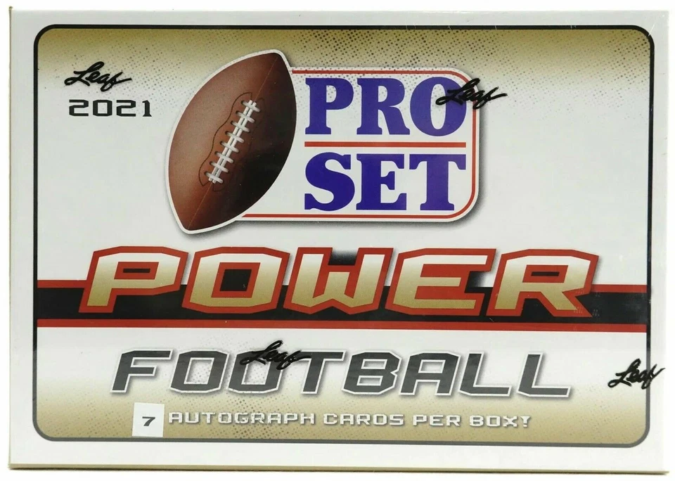 2021 LEAF PRO SET POWER FOOTBALL - FACTORY SEALED HOBBY BOX