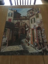 CERAMICA COBBLE HILL 1000 PC PUZZLE, ART BY H. HARGROVE 80020 COMPLETE