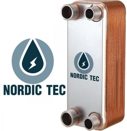 Stainless steel PLATE HEAT EXCHANGER NORDIC TEC 25 - 130 kW Ba-12 Serie brazed - Picture 9 of 16