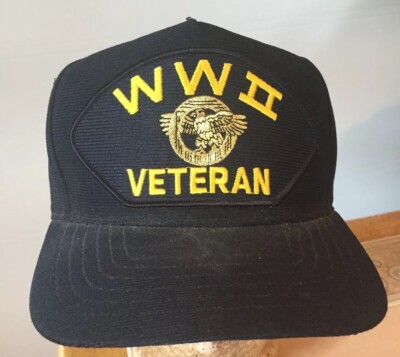 WW2 VETERAN WORLD WAR 2 MILITARY HAT 